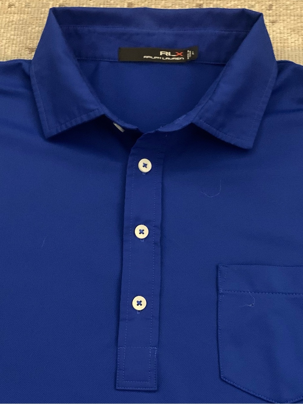 RLX Blended Polyester 4 Button Pocket Polo